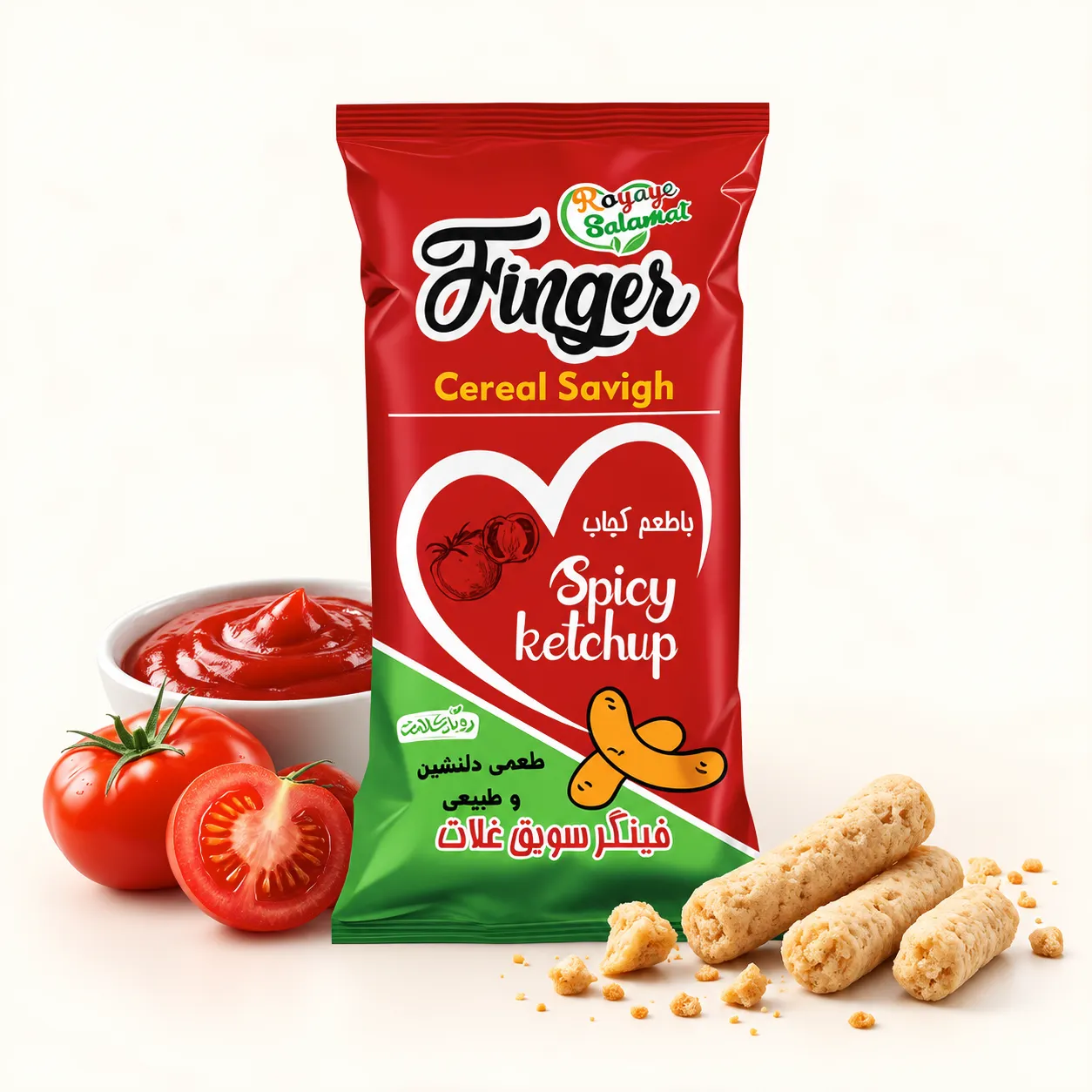 ketchup-savigh فینگر سویق با طعم کچاپ