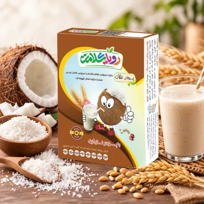 پودر غلات با طعم نارگیل