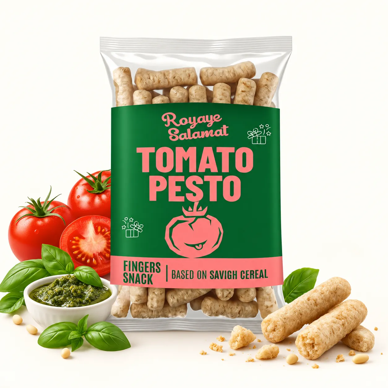tomato-pesto-savigh فینگر سویق با طعم گوجه پستو